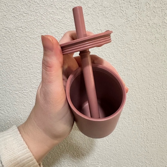 Spill Proof cup Pink Baby Bowl Set - Picture 4 of 9